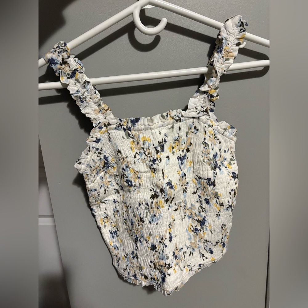 ABERCROMBIE Floral Smocked Top